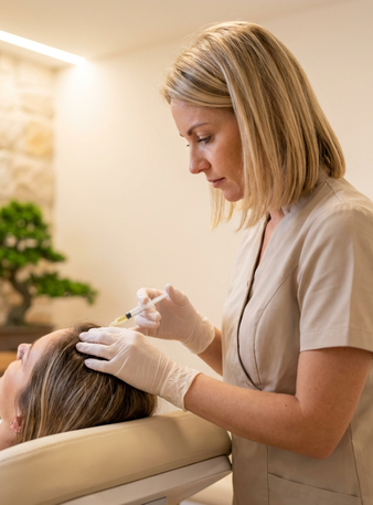 traitement PRP visage et prp cheveux